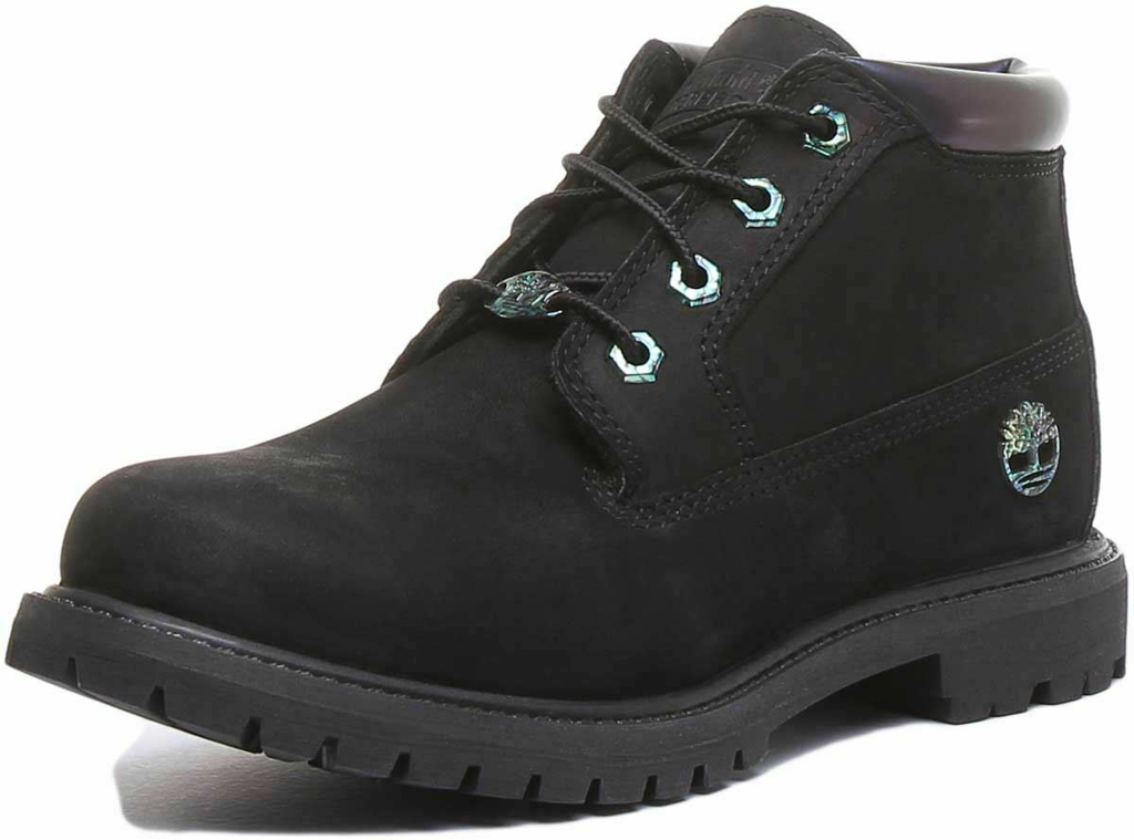 Giày Timberland Nellie Iridescent Chukka Lace Up Boot Black A24KH - Ảnh 3