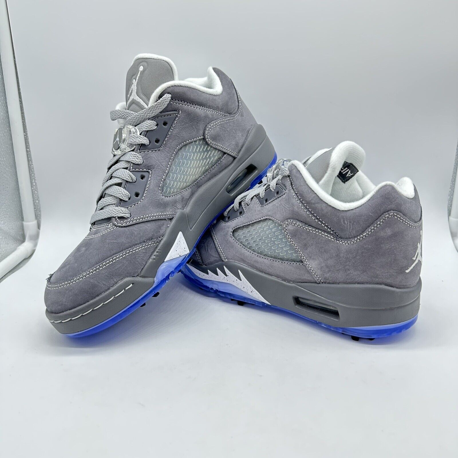 Giày Nike Air Jordan 5 Low Golf 'Wolf Grey' CU4523-005 - Ảnh 4
