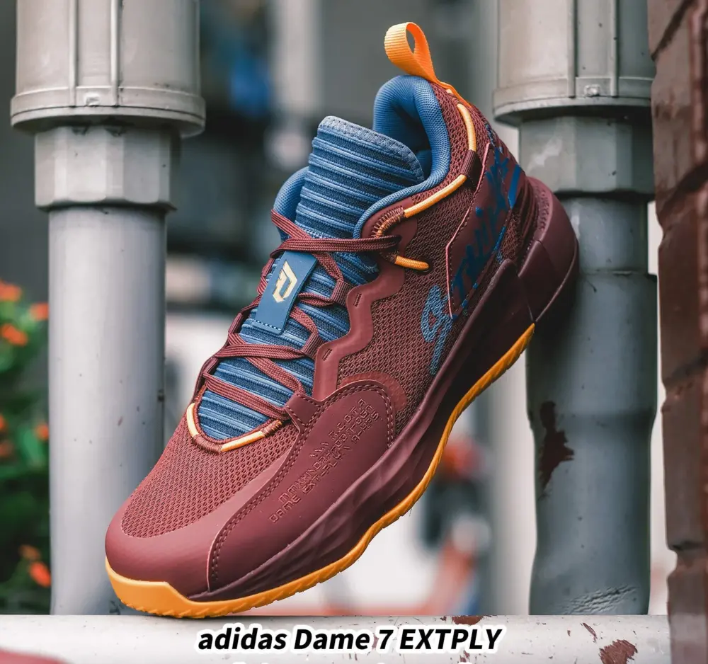 Alternative view of Giày Adidas Dame 7 EXTPLY 'Three' H69022