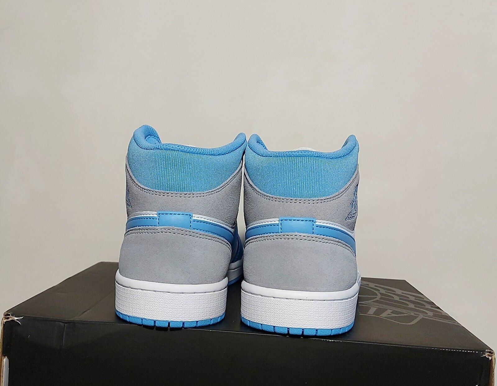 Giày Nike Jordan 1 Mid 'University Blue Grey' DX9276-100 - Ảnh 4