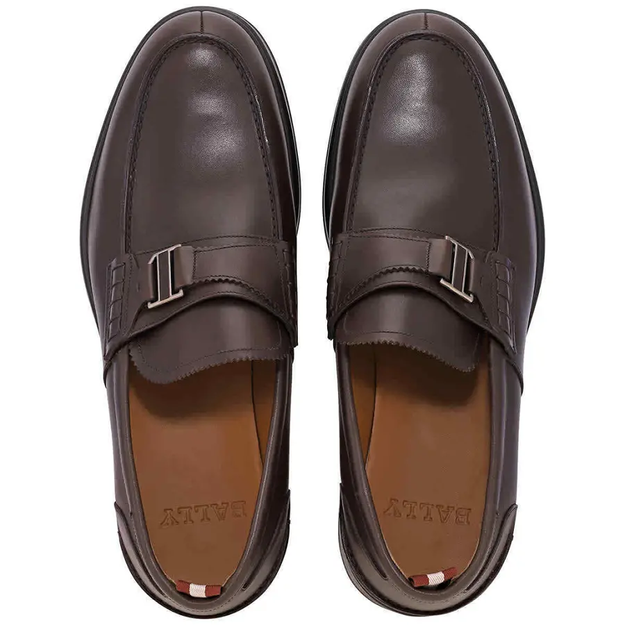 Alternative view of Giày Bally Moriz Leather Loafers 'Coconut' 6216919
