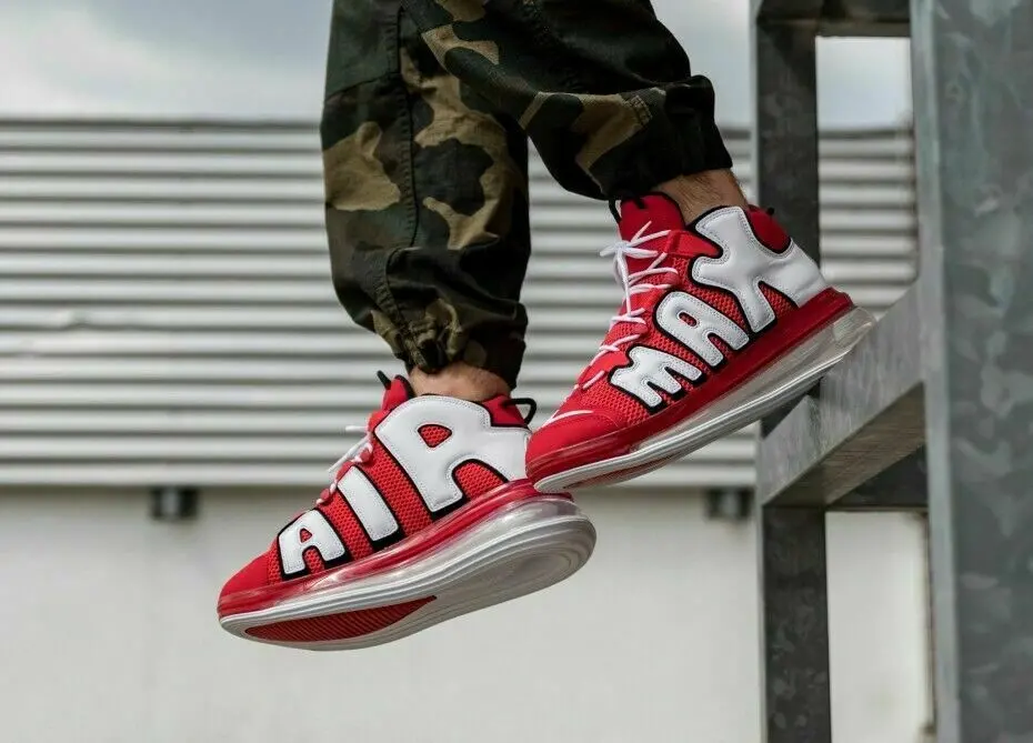 Giày Nike Air More Uptempo 720 'University Red' CJ3662-600 - Ảnh 4