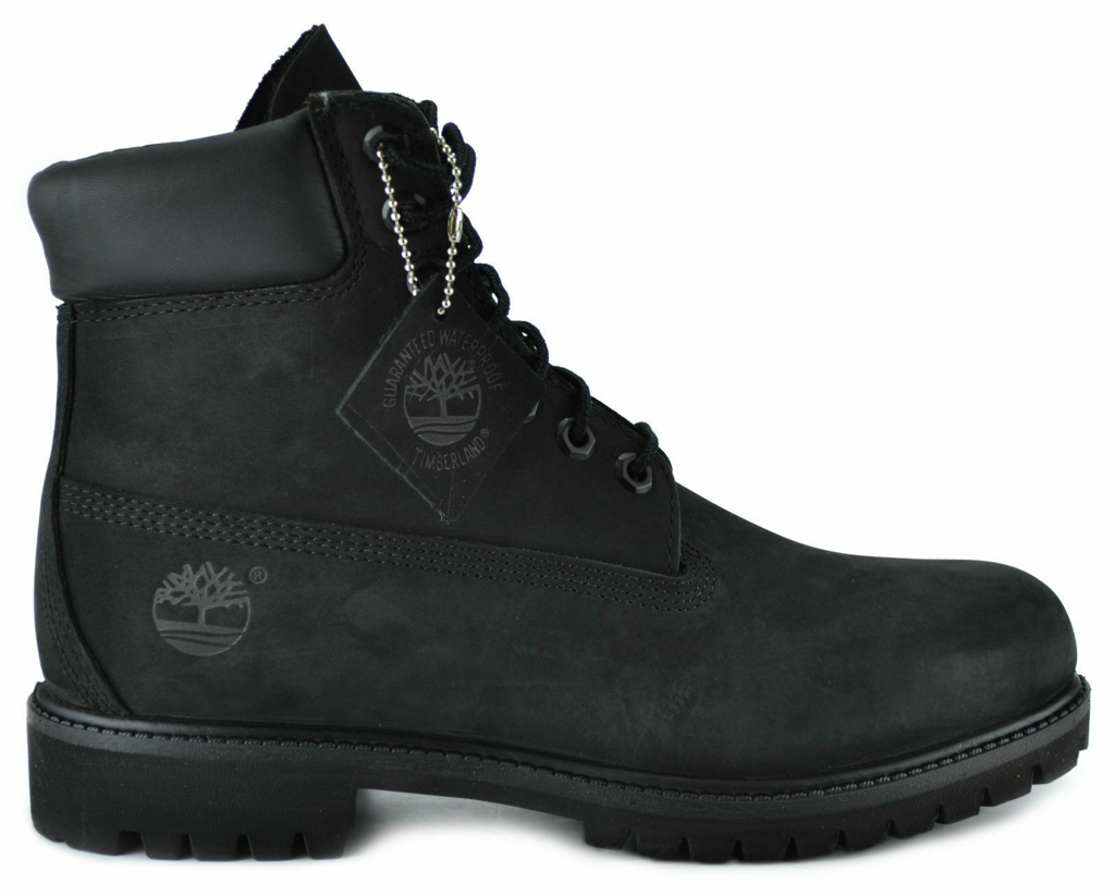 Giày Timberland Men's 6-Inch Wide Width Basic Waterproof Boots 'Black' 10073M