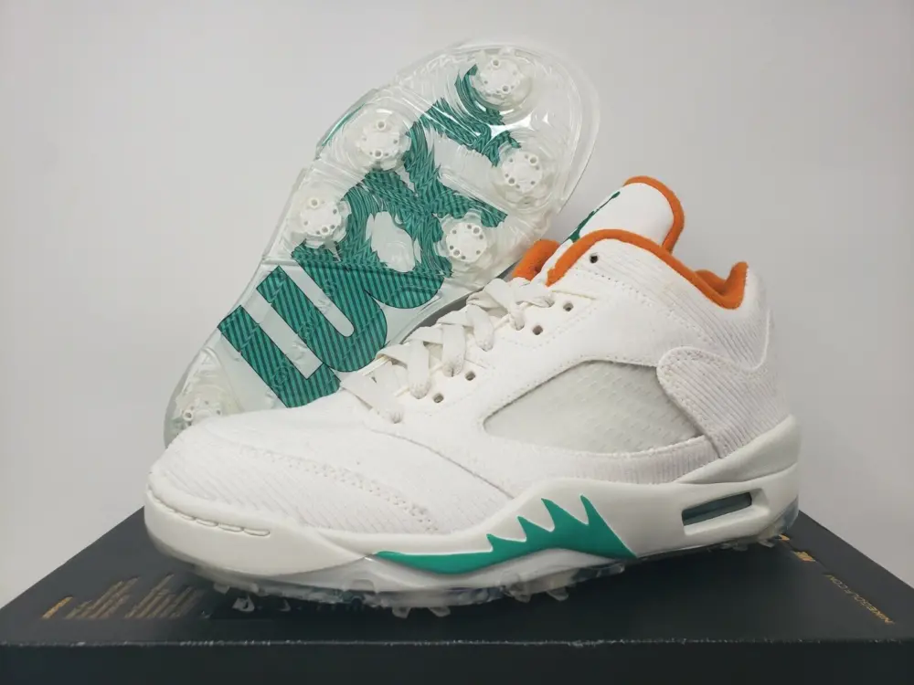 Alternative view of Giày Nike Air Jordan 5 Low Golf NRG 'Lucky And Good' CW4204-100