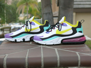 Alternative view of Giày Nike Air Max 270 React 'Bright Violet' AQ4971-101