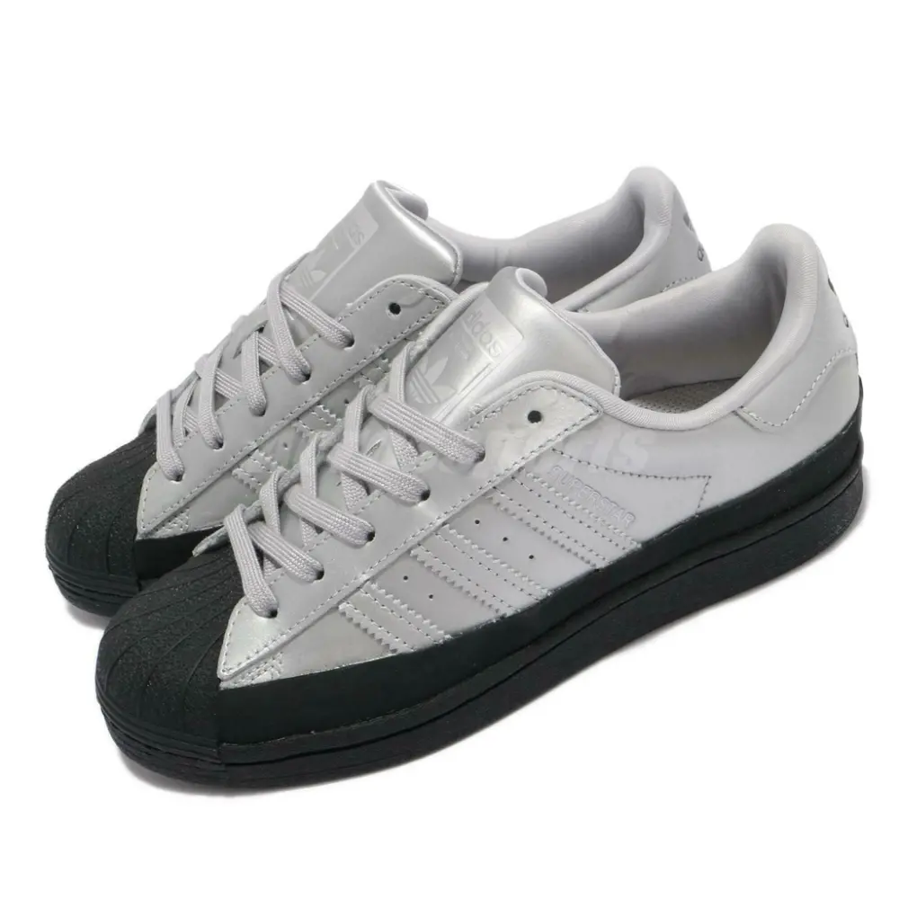 Giày Adidas Wmns Superstar 'Silver Metallic Black' FW3709 - Ảnh 5