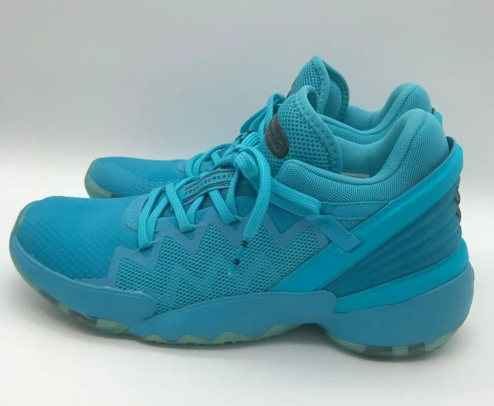 Giày Adidas Crayola x D.O.N. Issue #2 'Signal Cyan' FW8517 - Ảnh 5