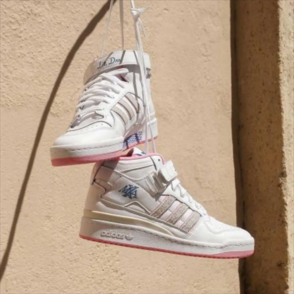 Giày Adidas Skateboards x Lil Dre x Forum 84 Mid ADV 'White' GZ4721 - Ảnh 3