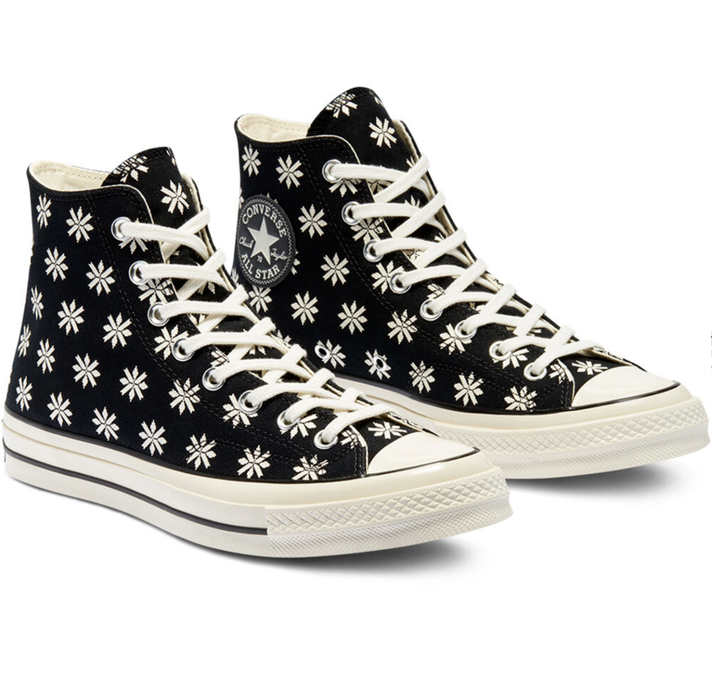 Giày Converse Chuck 70 High 'Holiday Sweater Black' 169534C - Ảnh 4