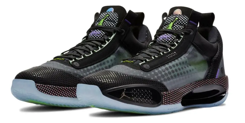 Giày Air Jordan 34 GS 'Halftone Dots' BQ3384-013 - Ảnh 3