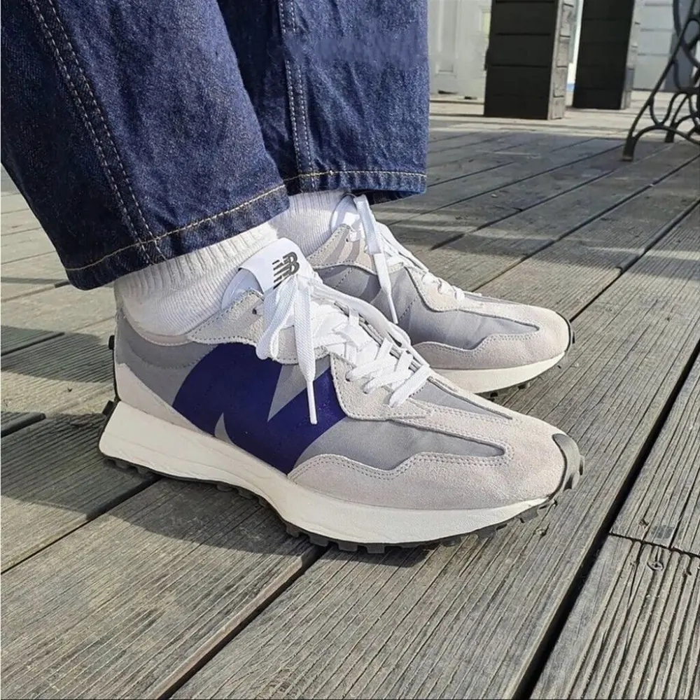Alternative view of Giày New Balance 327 'Rain Cloud Virtual Violet' MS327FC