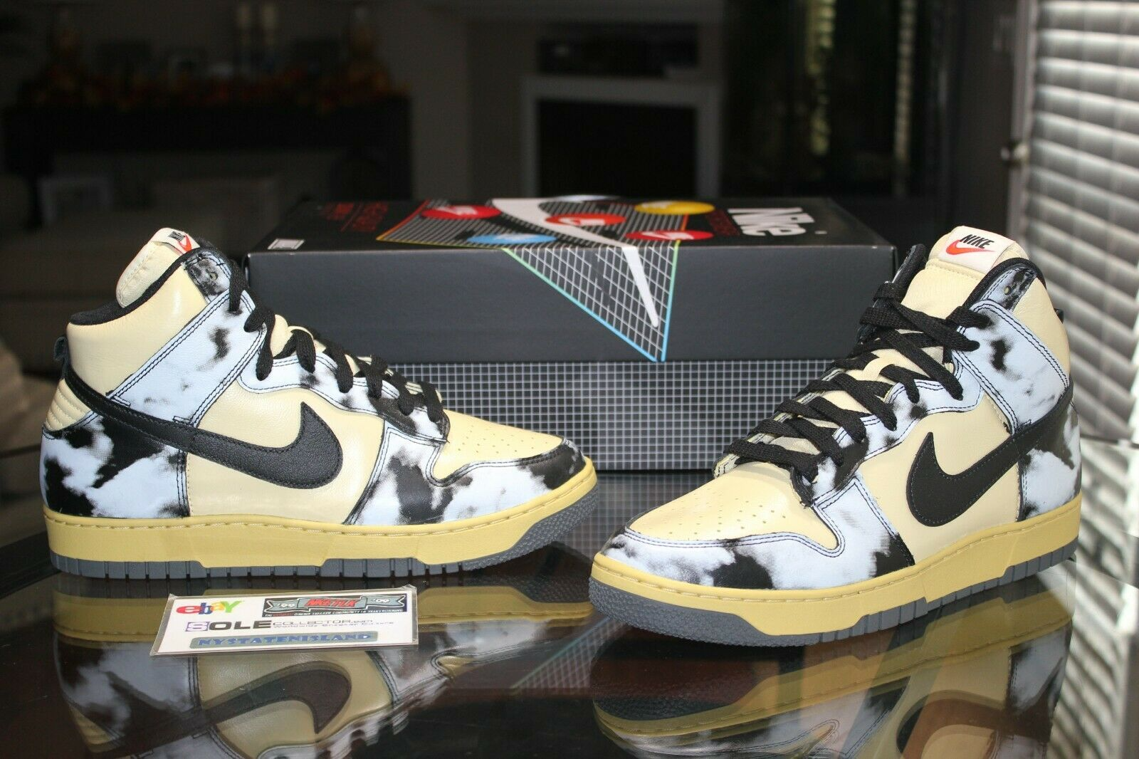 Giày Nike Dunk High 1985 'Black Acid Wash' DD9404-700 - Ảnh 7