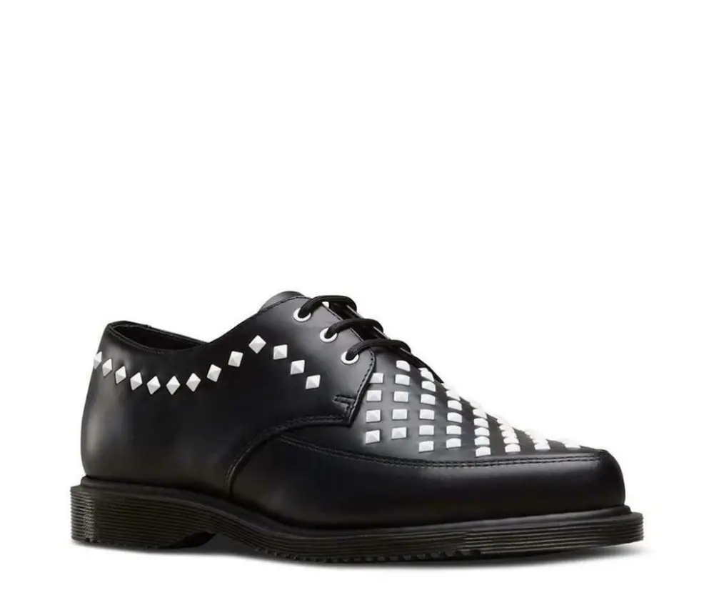 Alternative view of Giày Dr. Martens Willis Stud Black Smooth Leather 23479001
