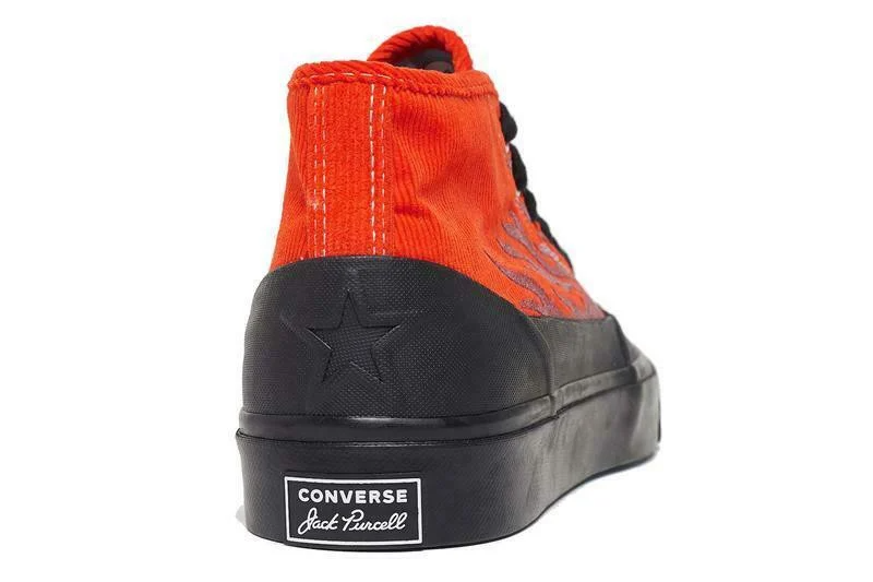 Giày Converse ASAP Nast x Jack Purcell Mid 'Red Flames' 167378C - Ảnh 3