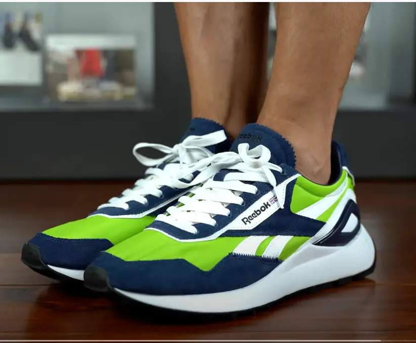 Alternative view of Giày Reebok Classic Leather Legacy AZ 'Semi Solar Green Vector Navy' GX7569