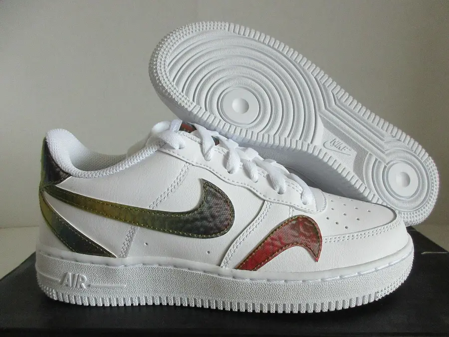 Giày Nike Air Force 1 Lv8 2 logo CZ5890-100 - Ảnh 4
