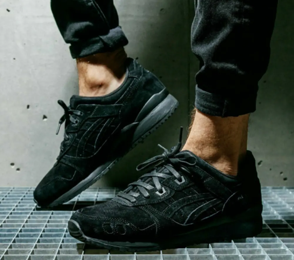Giày Asics Gel Lyte 3 OG 'Triple Black' 1201A257-001 - Ảnh 3