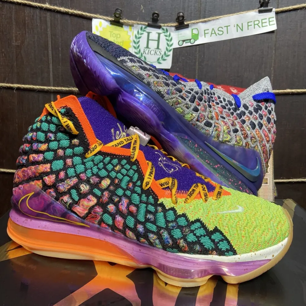 Giày Nike LeBron 17 What The CV8079-900 - Ảnh 5