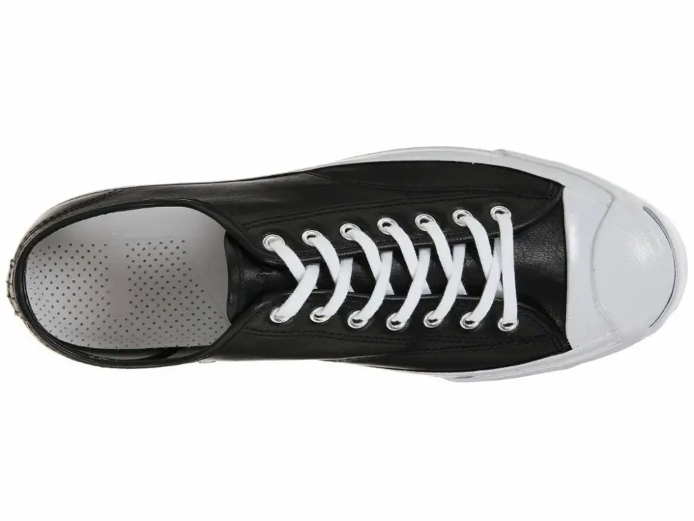 Giày Converse Jack Purcell Signature Ox Leather 'Black' 149910C - Ảnh 3