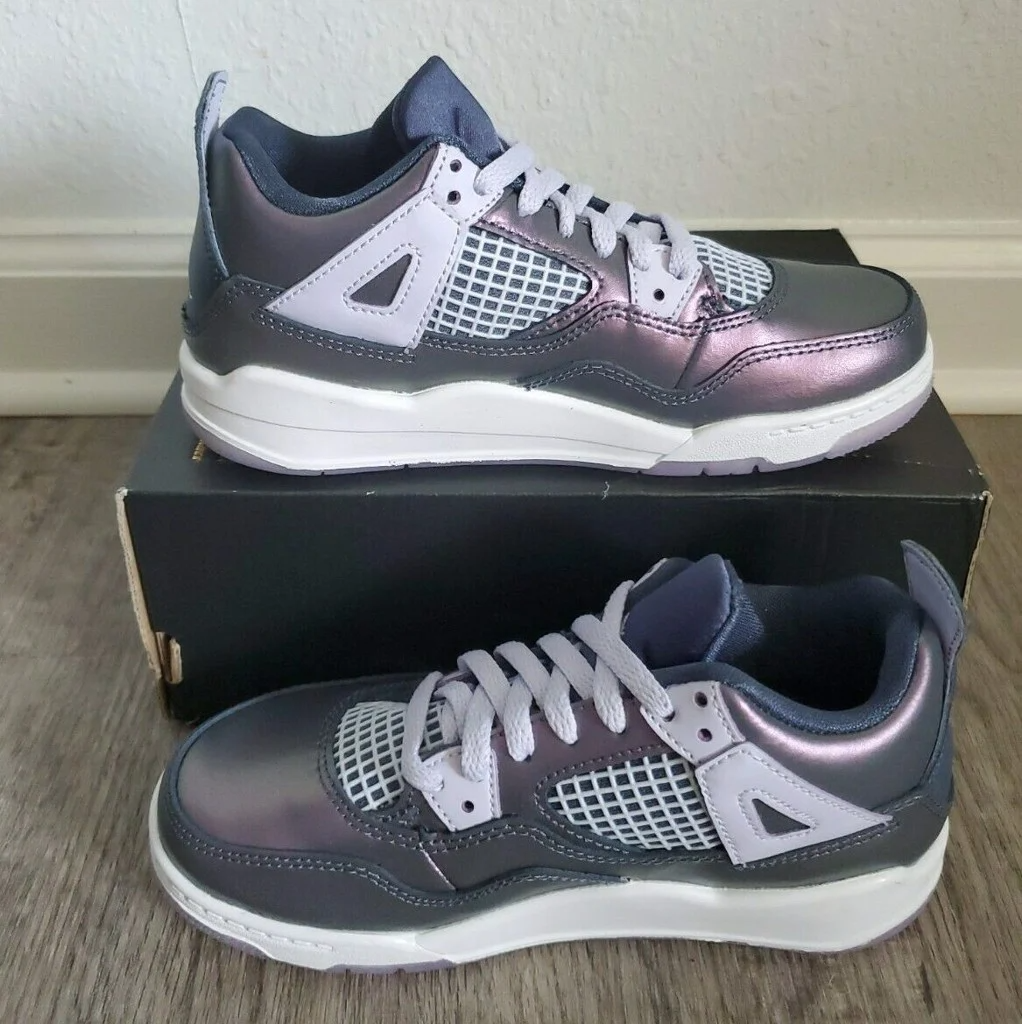 Giày Nike Air Jordan 4 Retro SE GS 'Monsoon Blue' BQ9043-400 - Ảnh 2