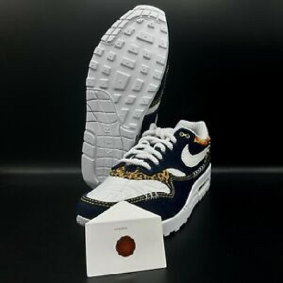 Giày Nike Air Max 1 Premium 'Denim Leopard' FJ4452-432 - Ảnh 6