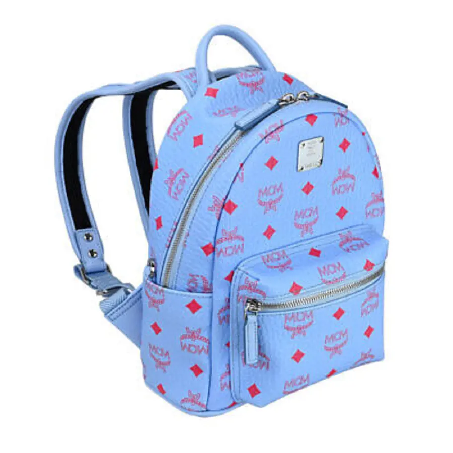 Balo MCM Stark Backpack in Visetos 'Blue' MMKASVE13H2001 - Ảnh 3