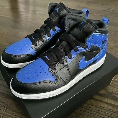 Giày Nike Air Jordan 1 Mid PS 'Hyper Royal' 640734-077 - Ảnh 4
