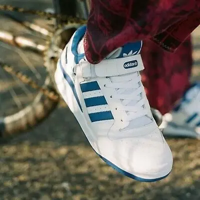 Giày Adidas Forum Low J 'White Royal Blue' FY7974 - Ảnh 3