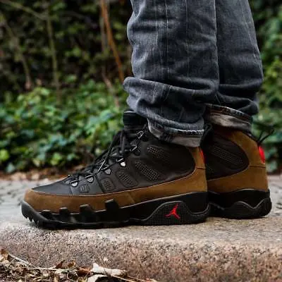 Giày Nike Air Jordan 9 Retro Boot NRG 'Olive' AR4491-012 - Ảnh 6