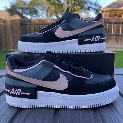 Giày Nike Air Force 1 Shadow 'Black Light Arctic Pink' CU5315-001 - Ảnh 4