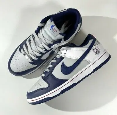 Giày Nike NBA x Dunk Low EMB '75th Anniversary Nets' DD3363-001 - Ảnh 4