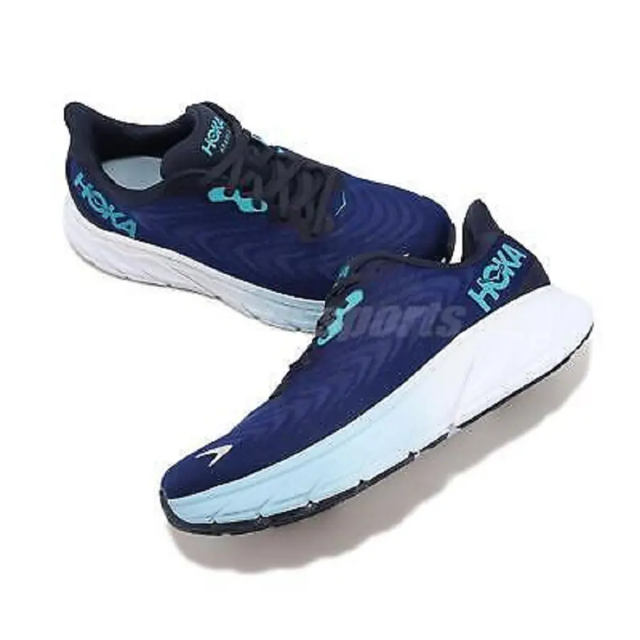 Alternative view of Giày Hoka One One Arahi 6 2E Wide Space 'Blue White' 1123196-OSBB