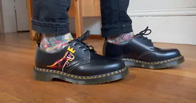 Alternative view of Giày Dr. Martens Jean-Michel Basquiat x 1461 'Pez Dispenser' 27186001
