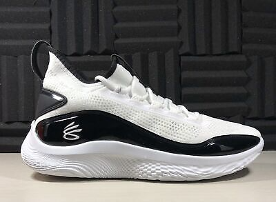 Giày Under Armour Curry Flow 8 NM 'White Black' 3024785-111 - Ảnh 2