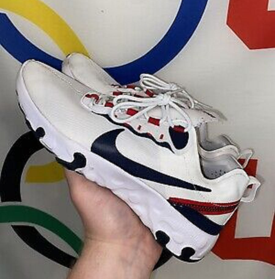 Giày Nike Renew Element 55 GS 'White Obsidian' CK4081-101 - Ảnh 4