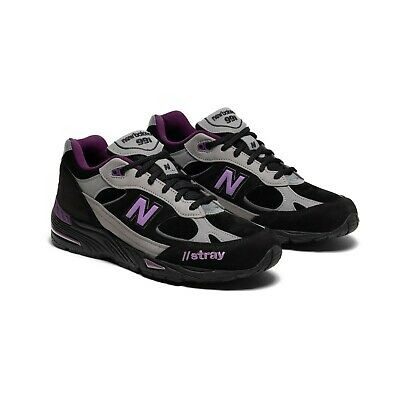 Giày New Balance x Stray Rats x 991 'Black Purple' M991SRP - Ảnh 2