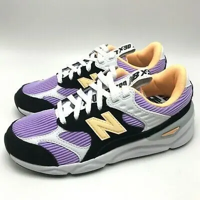 Alternative view of Giày New Balance X90 'Black Dark Violet' WSX90TLS
