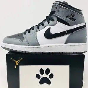 Giày Nike Air Jordan 1 High BG 'Cool Grey' 705300-024 - Ảnh 4