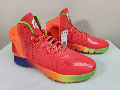Giày Adidas D Rose 4 Restomod 'Solar Red Rainbow' FX5014 - Ảnh 5