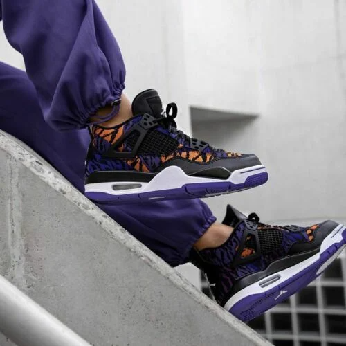 Giày Nike Air Jordan 4 Retro SE GG 'Rush Violet' BQ9043-005 - Ảnh 3