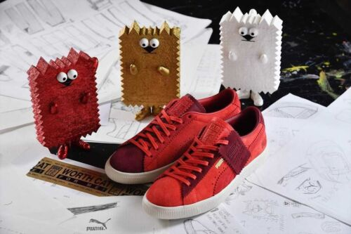 Giày Puma Michael Lau x Suede VTG 'Poppy Red' 380820-01 - Ảnh 3