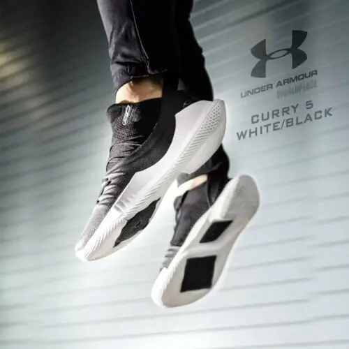 Giày Under Armour Curry 5 'Black Silver' 3020657-101 - Ảnh 3
