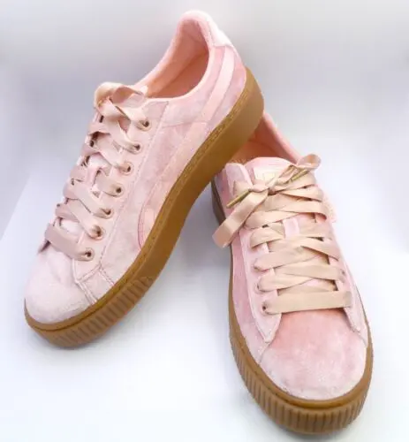Giày Puma Basket Platform 'Velour Suede' 366721-02 - Ảnh 8