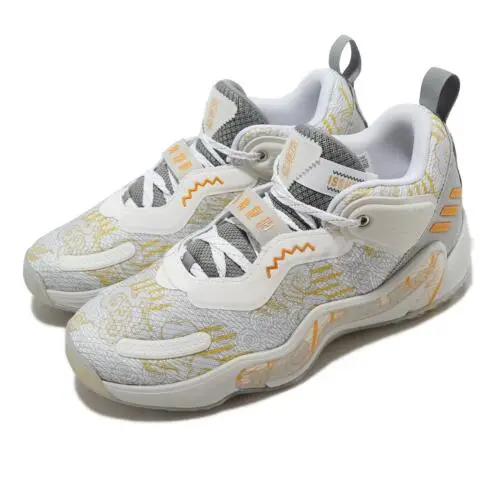 Alternative view of Giày Adidas D.O.N. Issue 3 Three Kingdoms 'White Yellow' HQ4502