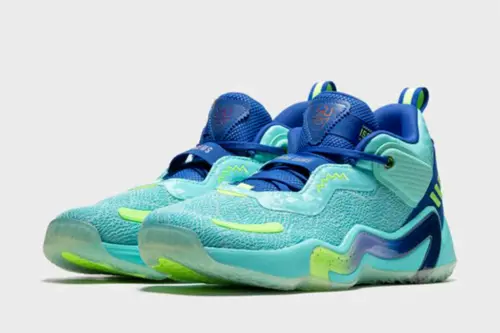 Alternative view of Giày Adidas Donovan Mitchell Don Issue 3 'Blue' H68039