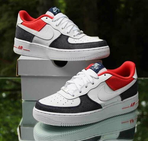Giày Nike Air Force 1 Low LV8 GS 'USA' DJ5180-100 - Ảnh 3