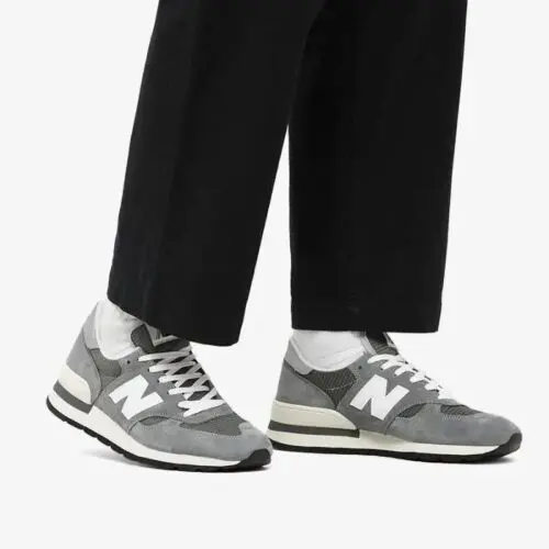 Giày New Balance 990v1 Made in USA 'Grey' M990GR1 - Ảnh 3