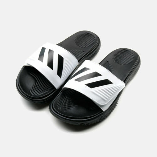 Dép Adidas Alphabounce Slippers Synthetic Sandals 'White Black' FZ0388 - Ảnh 10