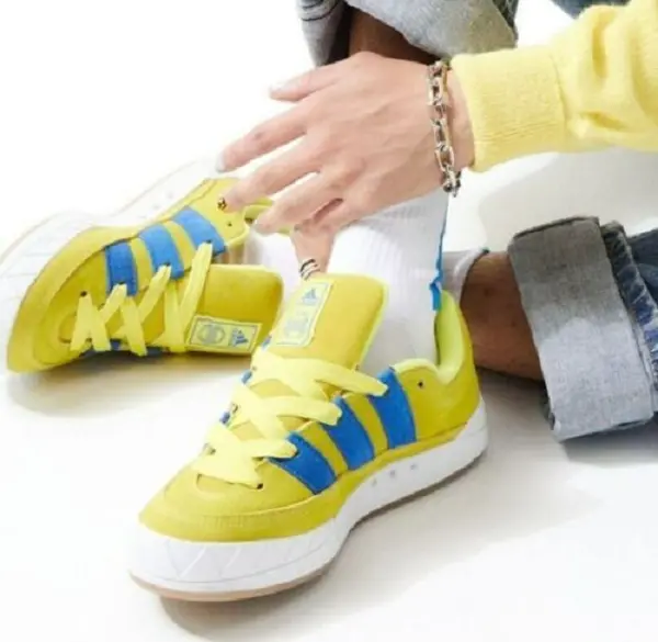 Giày Adidas Adimatic 'Bright Yellow Blue' GY2090 - Ảnh 4