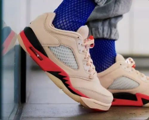 Giày Nike Air Jordan 5 Retro Low Arctic Orange DA8016-806 - Ảnh 4